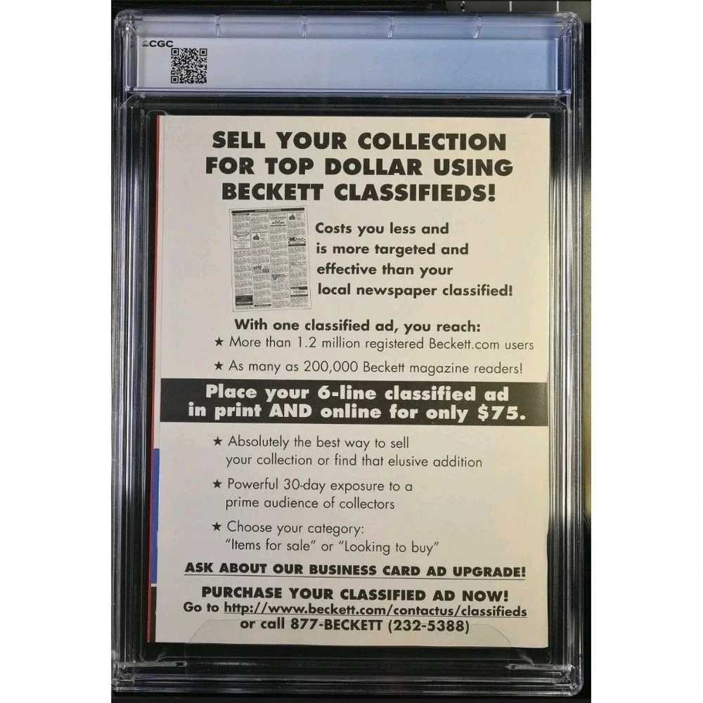 Graded CGC 9.2 Beckett Basketball Collector Lebron James Rookie April 2003